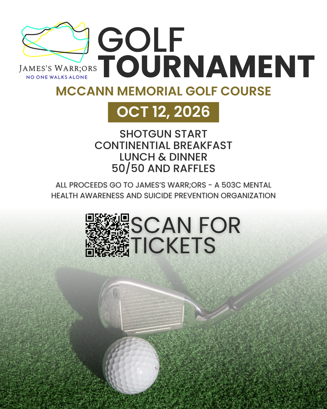 James's Warr;ors Memorial Golf Tournament