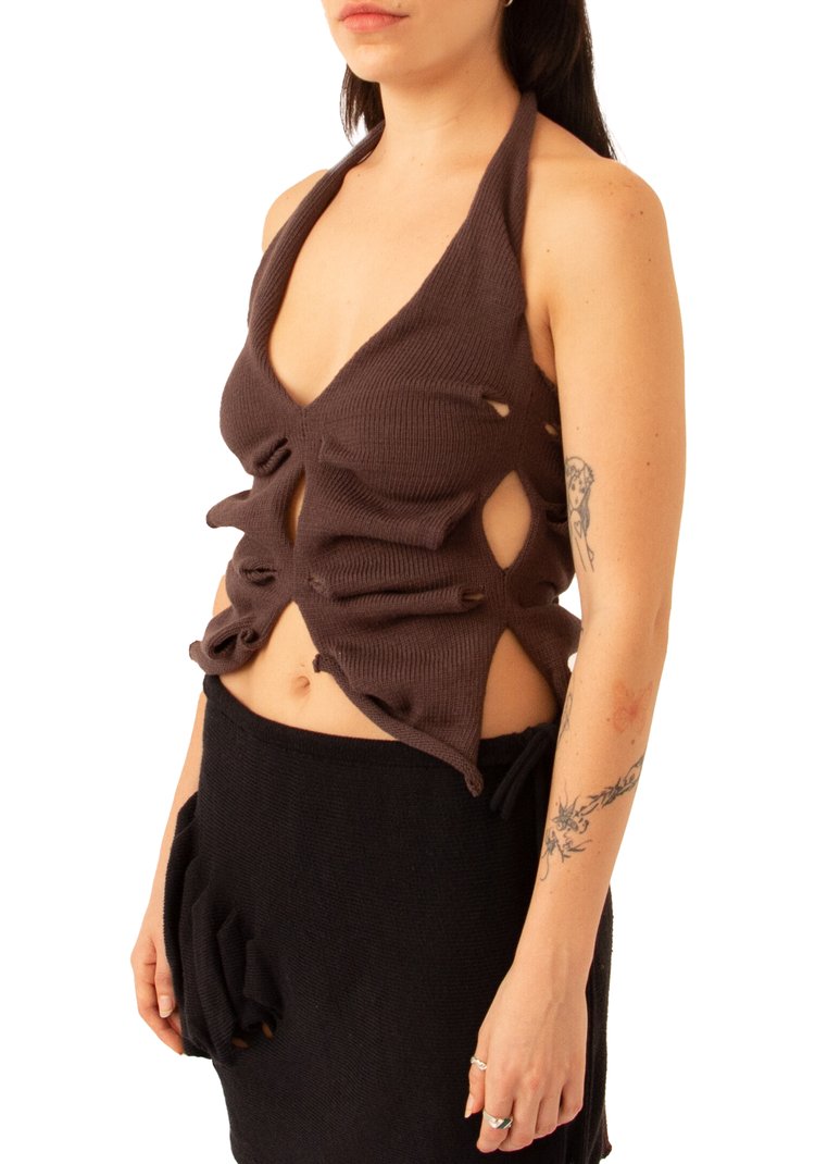 Limited Edition Brown Butterfly Top — krystal paniagua