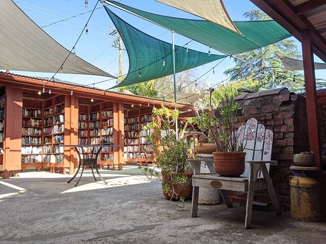 This seat is taken.
.
#books #bookstore #outdoorbookstore #bookstagram #california  #indiebookstore #ca #ojai #ojaivalley #bartsbooks