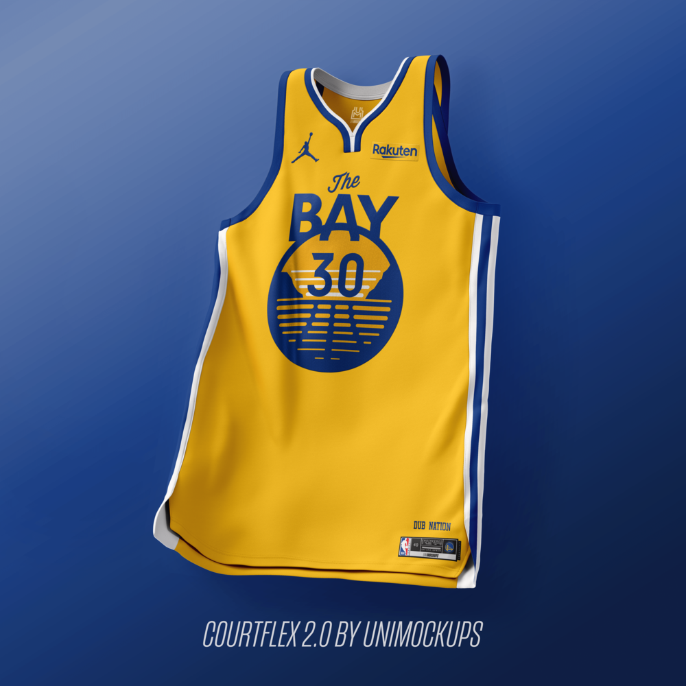 CourtFlex 2.0 Jersey Mockup Template - Premium - Angled View