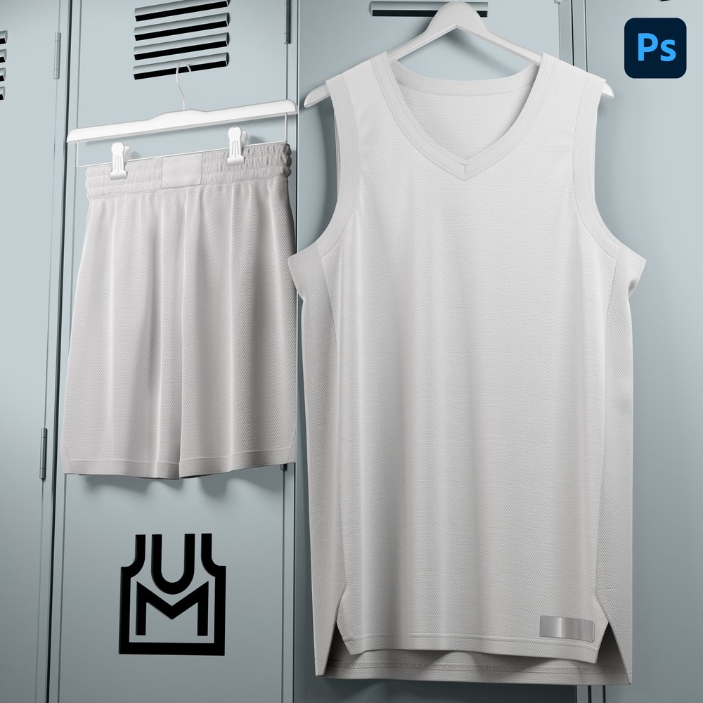 CourtFlex 3.0 Uniform Mockup Template - Premium - Locker Scene - Hobbyist  License —