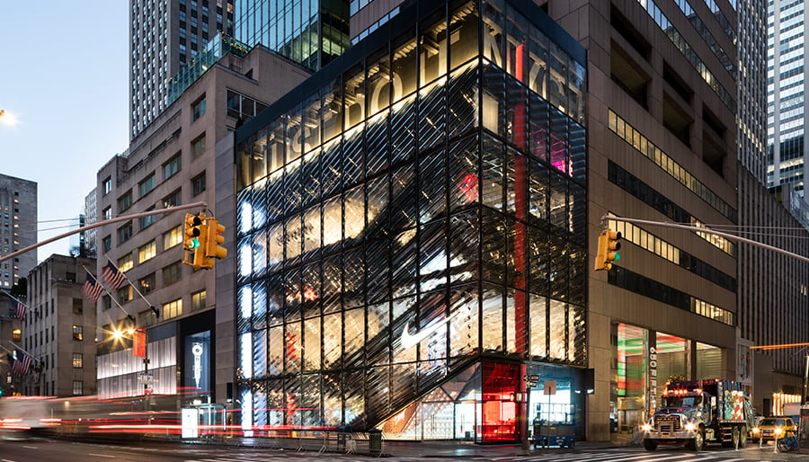 "Nike’s House of Innovation Flagship Is a Temple to Shopping in the Digital Age," Metropolis