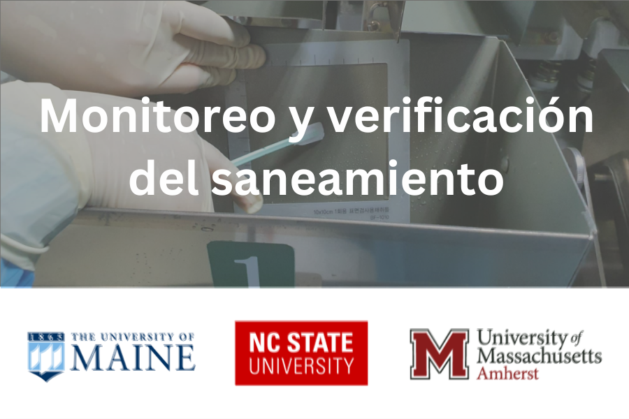 Monitoreo y verificación del saneamiento