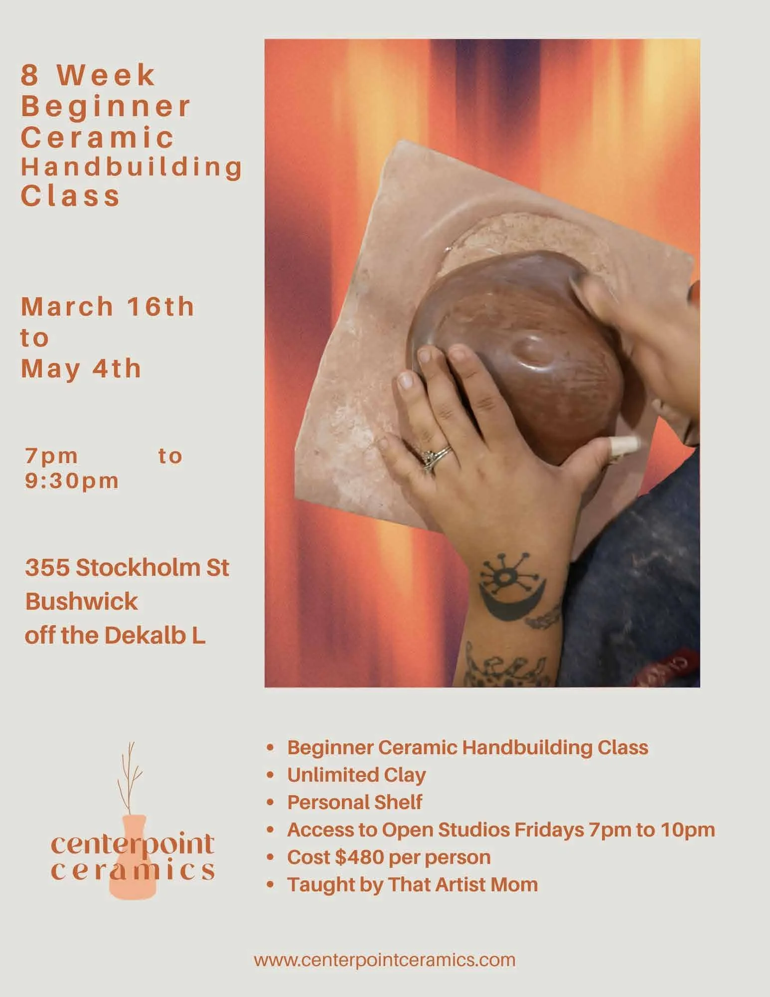 8 Week Handbuilding Course