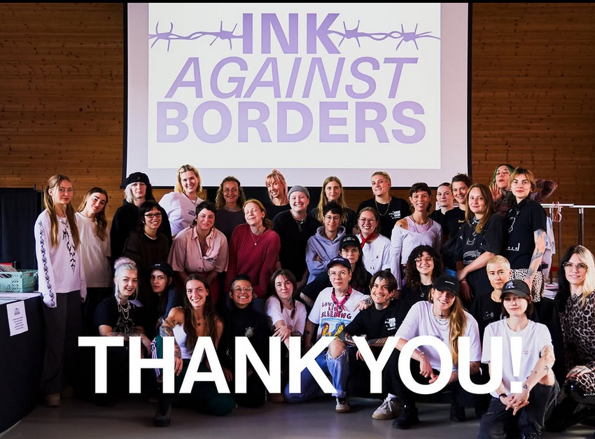 Ink Against Borders 2024, Berlin.