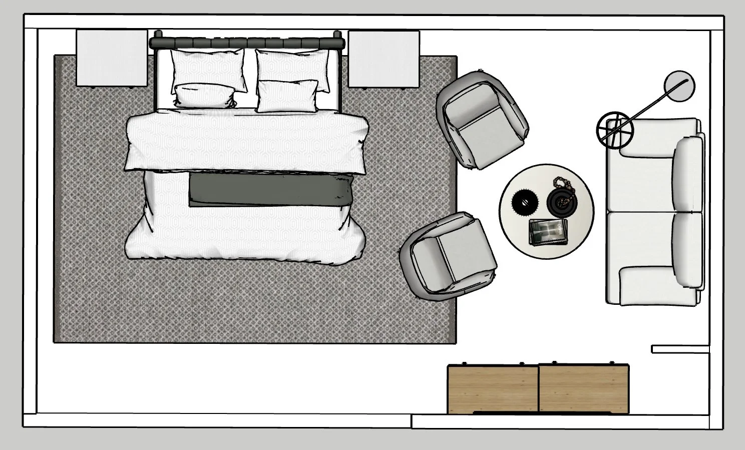 Samal’s Bedroom Design- virtual design