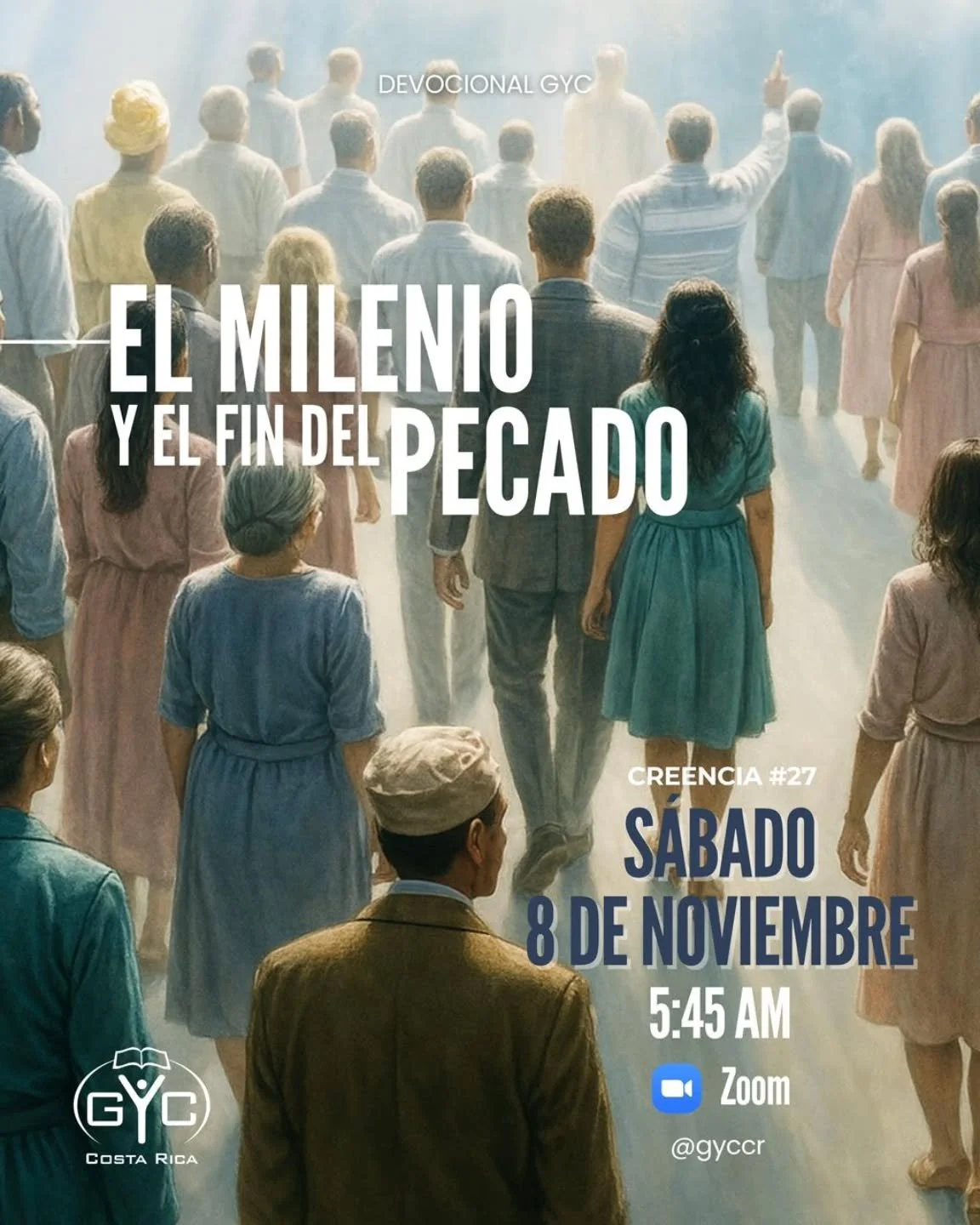 Feliz Sabado Familia 🙌&hearts;️

Actualmente vivimos en medio de tiempos dif&iacute;ciles, pero esta creencia nos llena de paz y esperanza: el mal no tendr&aacute; la &uacute;ltima palabra. 🙏 Durante el milenio, los redimidos estar&aacute;n con Cri
