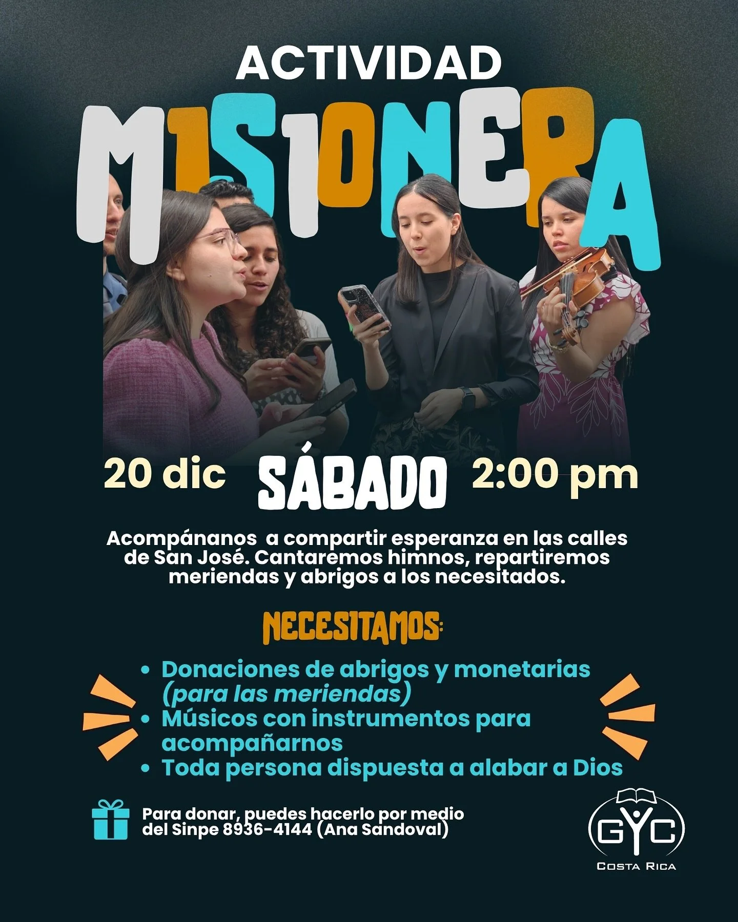 🫵🏻 &iquest;Te gustar&iacute;a participar de nuestra pr&oacute;xima actividad misionera? 🎶

📲Inscr&iacute;bete aqu&iacute; para ponernos en contacto contigo: https://forms.gle/ZZnxpdW6r1VscGY69

Esperamos contar con tu presencia 🙌🏻