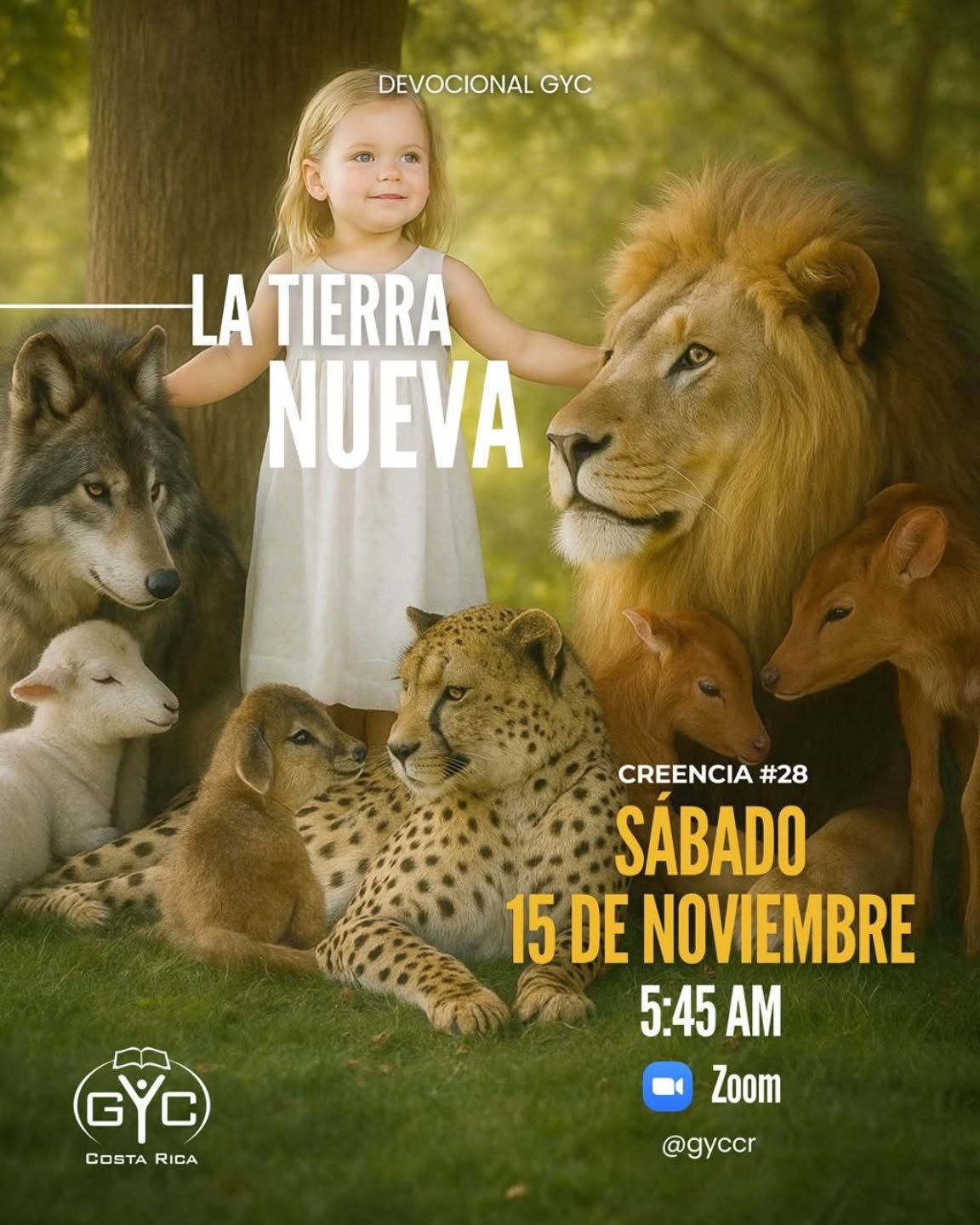 Feliz d&iacute;a de preparaci&oacute;n familia ❤️

Un mundo donde el pecado ya no exista 🕊donde la paz ser&aacute; eterna y donde habitaremos junto a nuestro Salvador para siempre. Un hogar 🏡 donde reinar&aacute; la justicia, donde la naturaleza y 