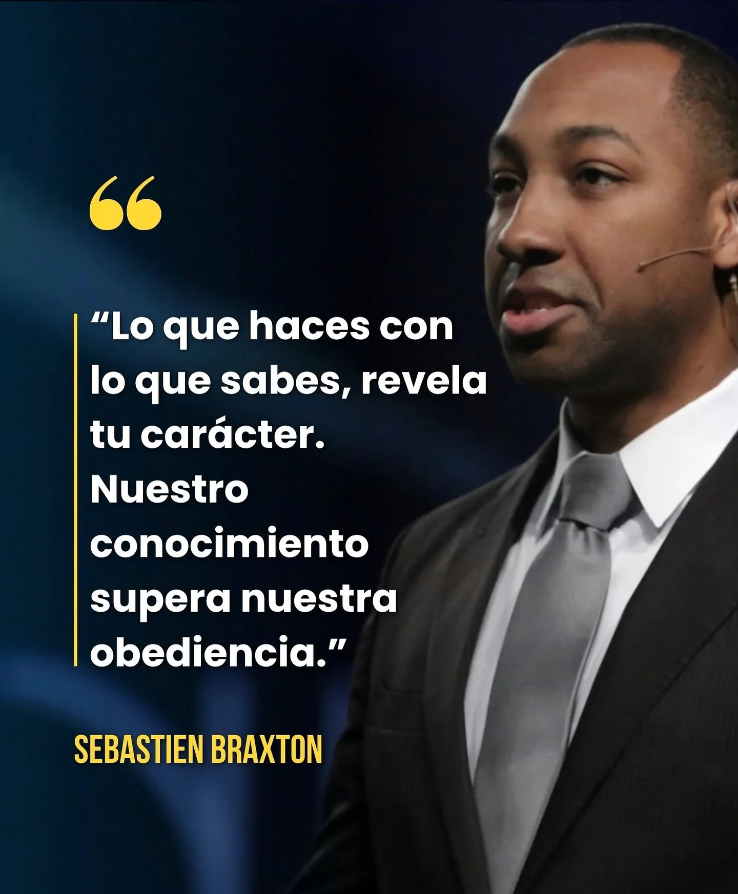 💬 &iquest;Vivimos acorde a lo que hemos conocido? 
Reflexiona en esto y si no es as&iacute;, p&iacute;dele a Dios en oraci&oacute;n que haga esa transformaci&oacute;n en tu coraz&oacute;n 🙏🏻 

Medita y comparte 💌

#EnEstoPensad #CongresoGYC2026 #