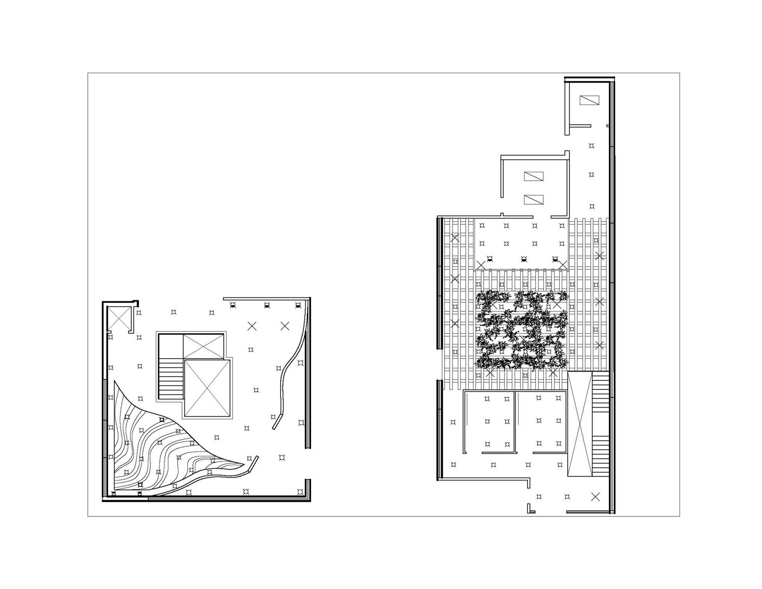 Lobby and Restaurant - Reflected Ceiling Plan