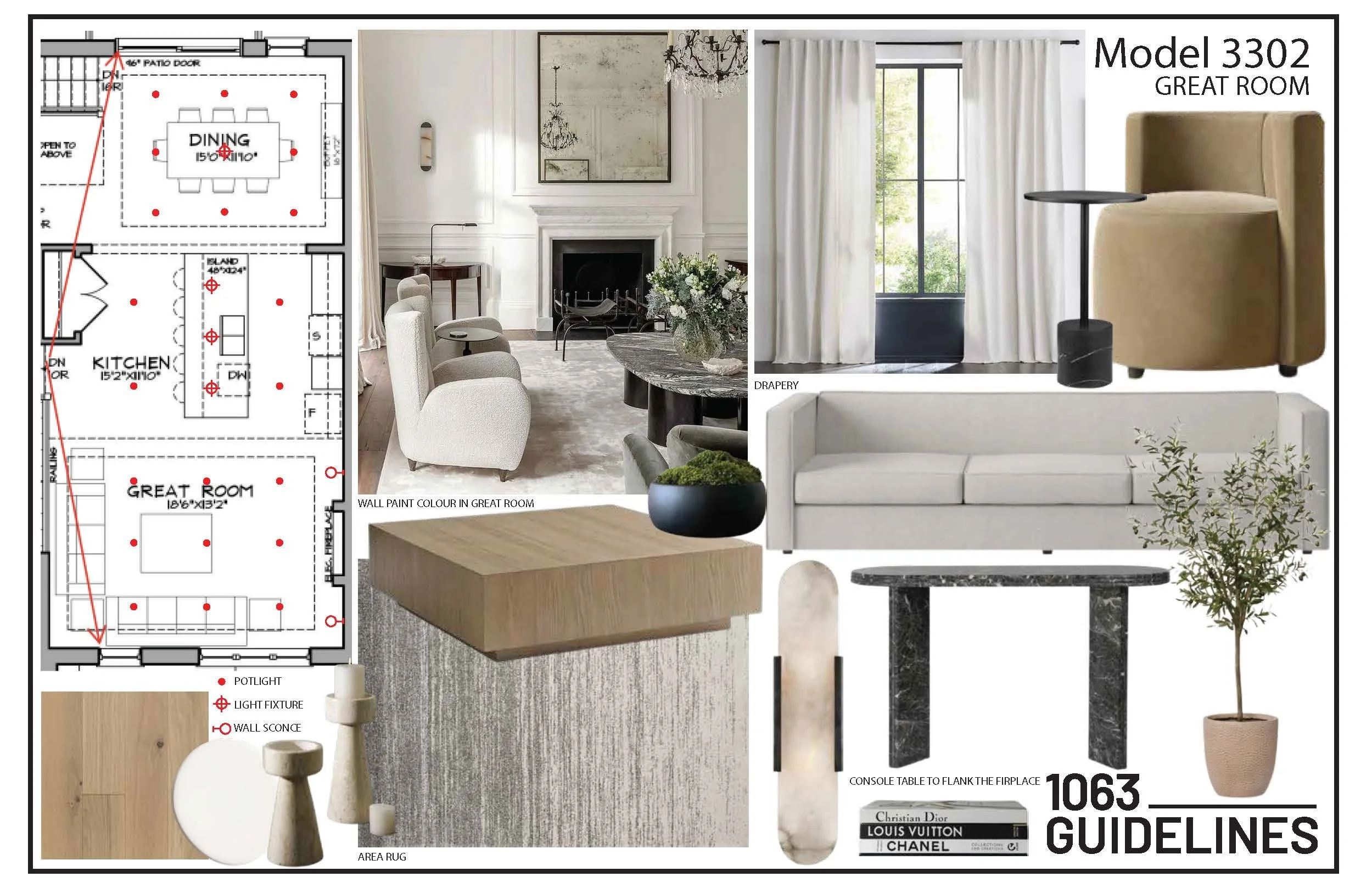 Great Room Tear Sheet - Model Home 3302