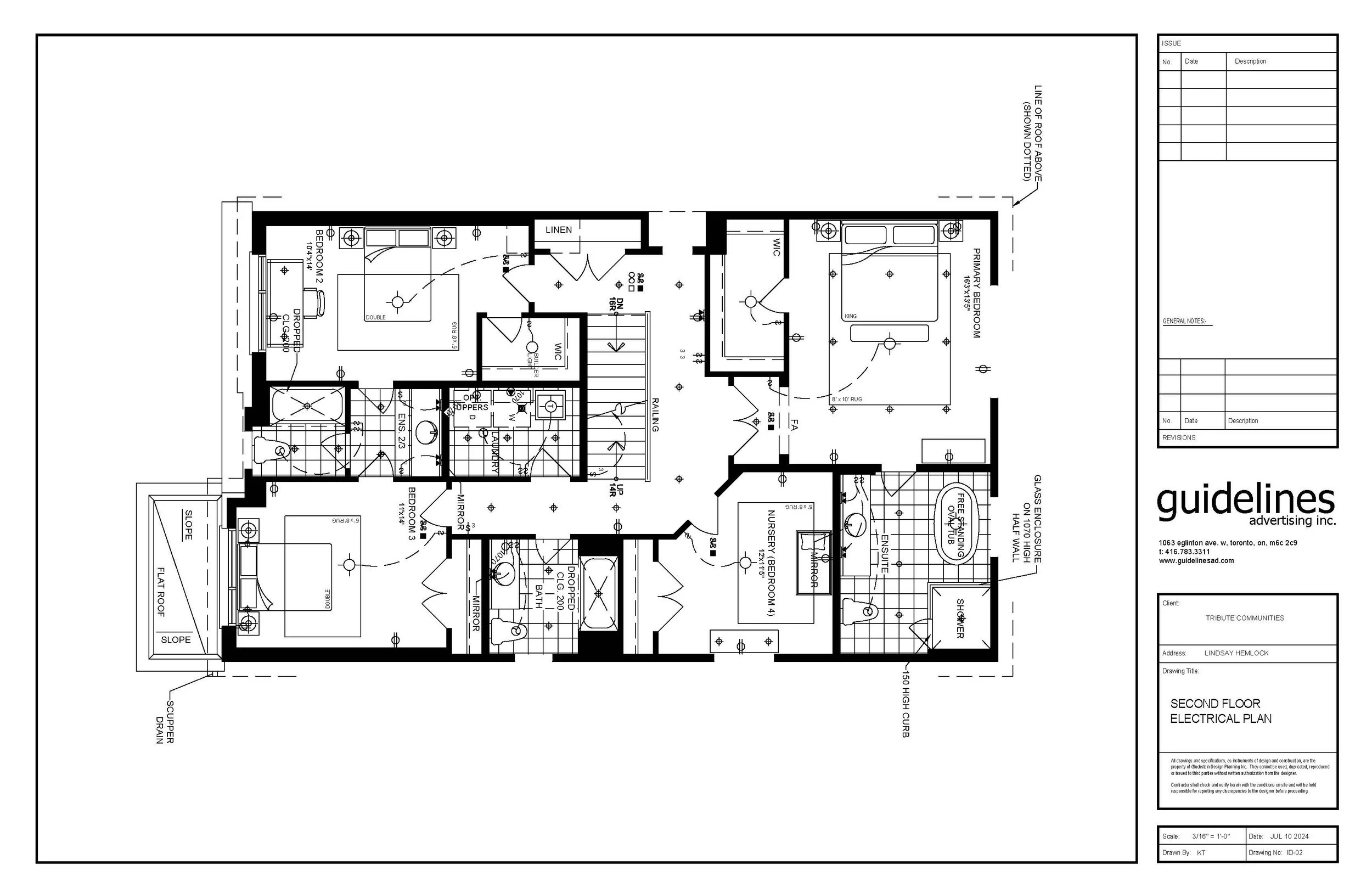 Second Floor Electrical Plan