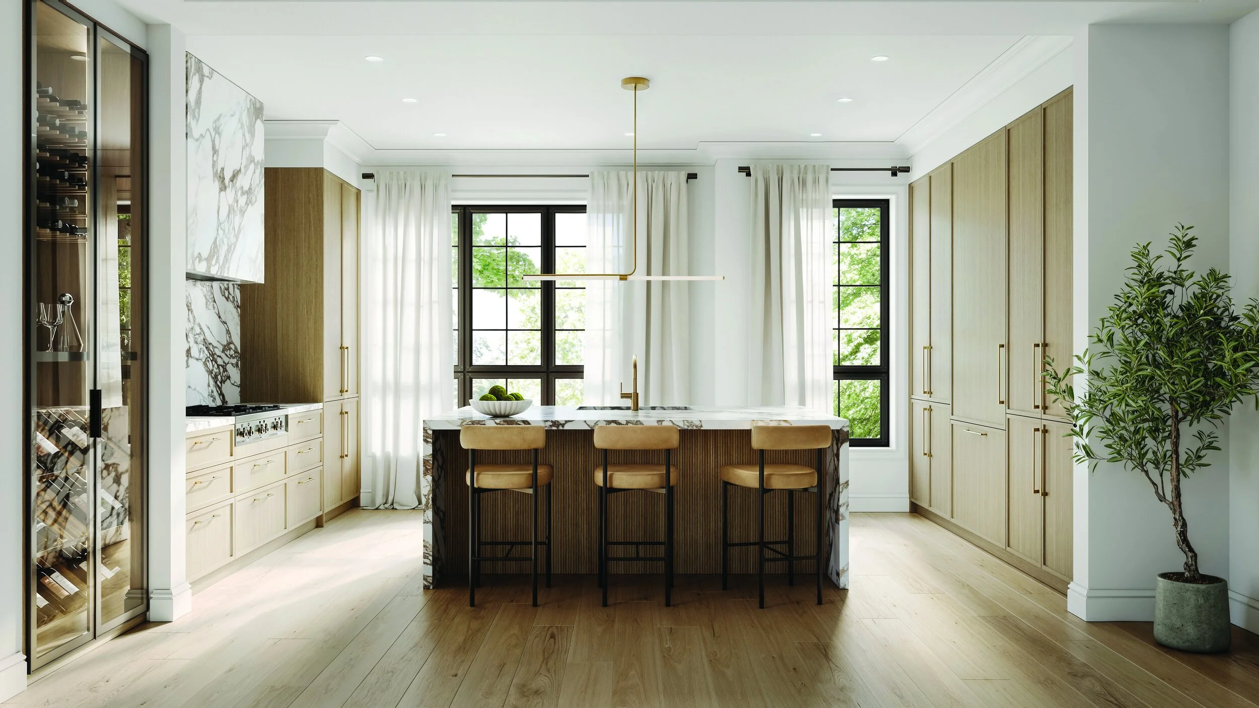Kitchen Render - Model Home 3301
