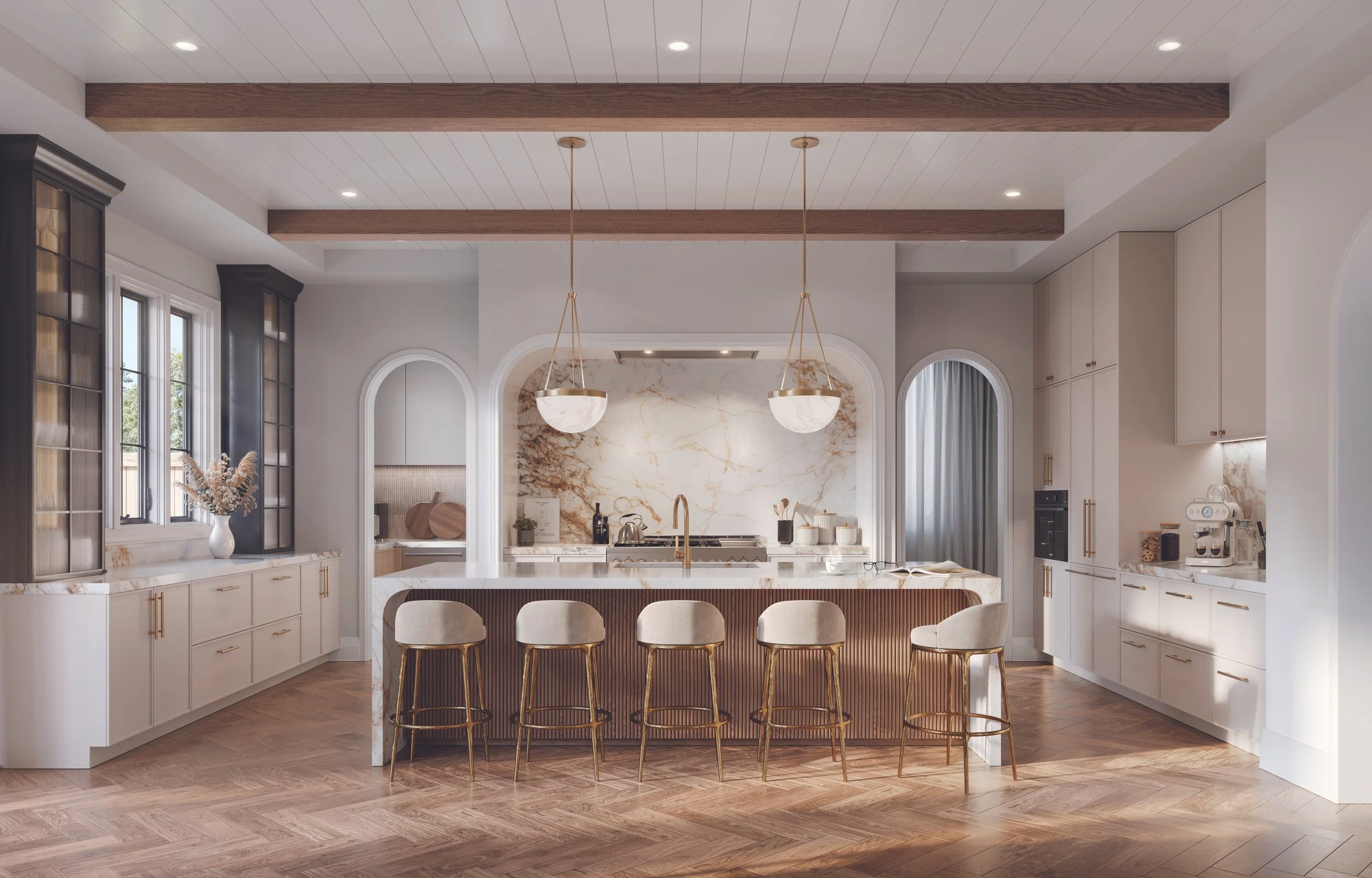 Kitchen Render - Model Home 6003