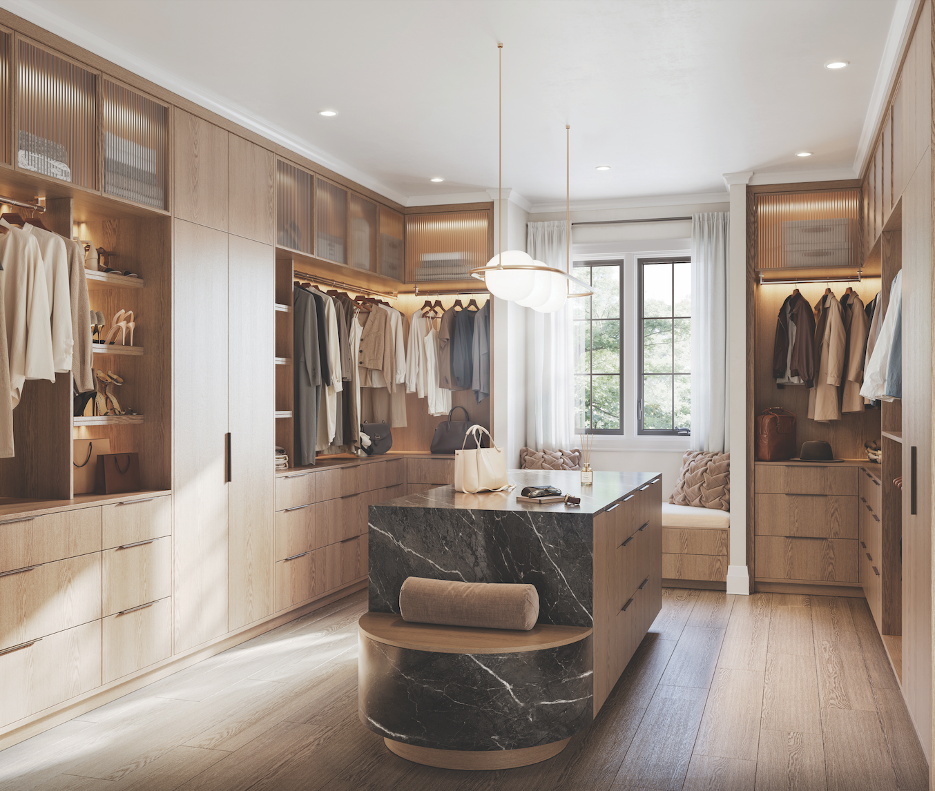 Dressing Room Render - Model Home 6003