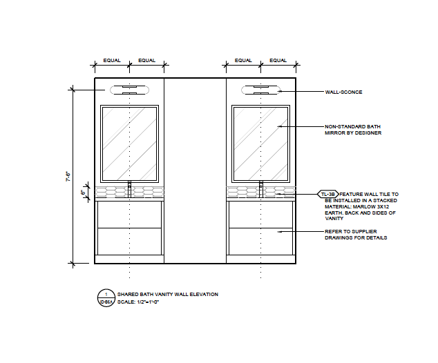 Shared Bath Elevation