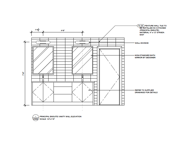 Primary Ensuite Elevation