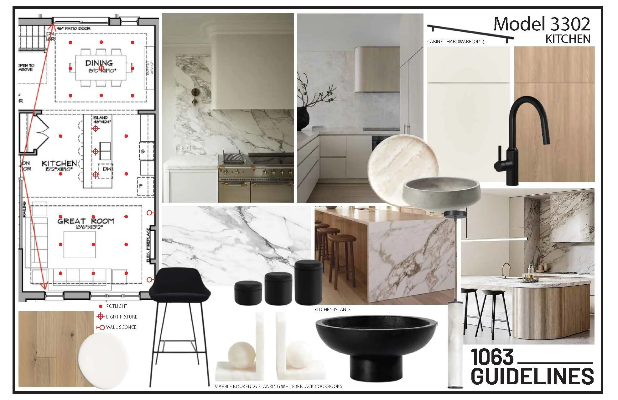 Kitchen Tear Sheet - Model Home 3302