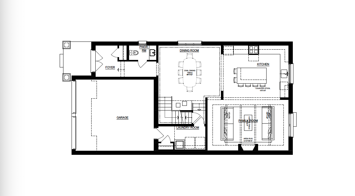 Ground Floor Furniture Plan