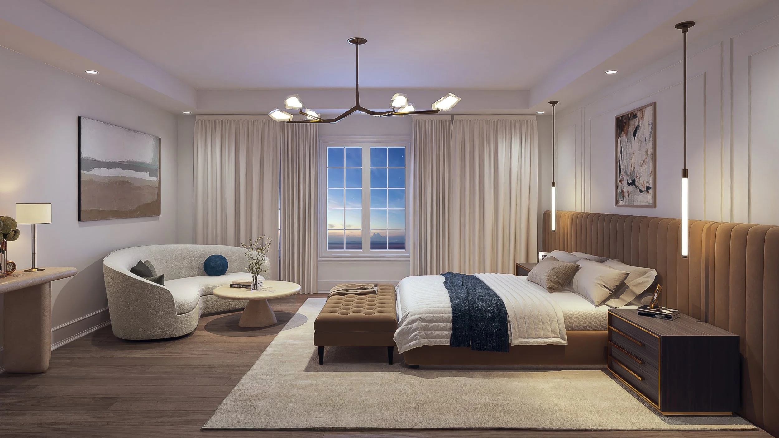 Primary Bedroom Render