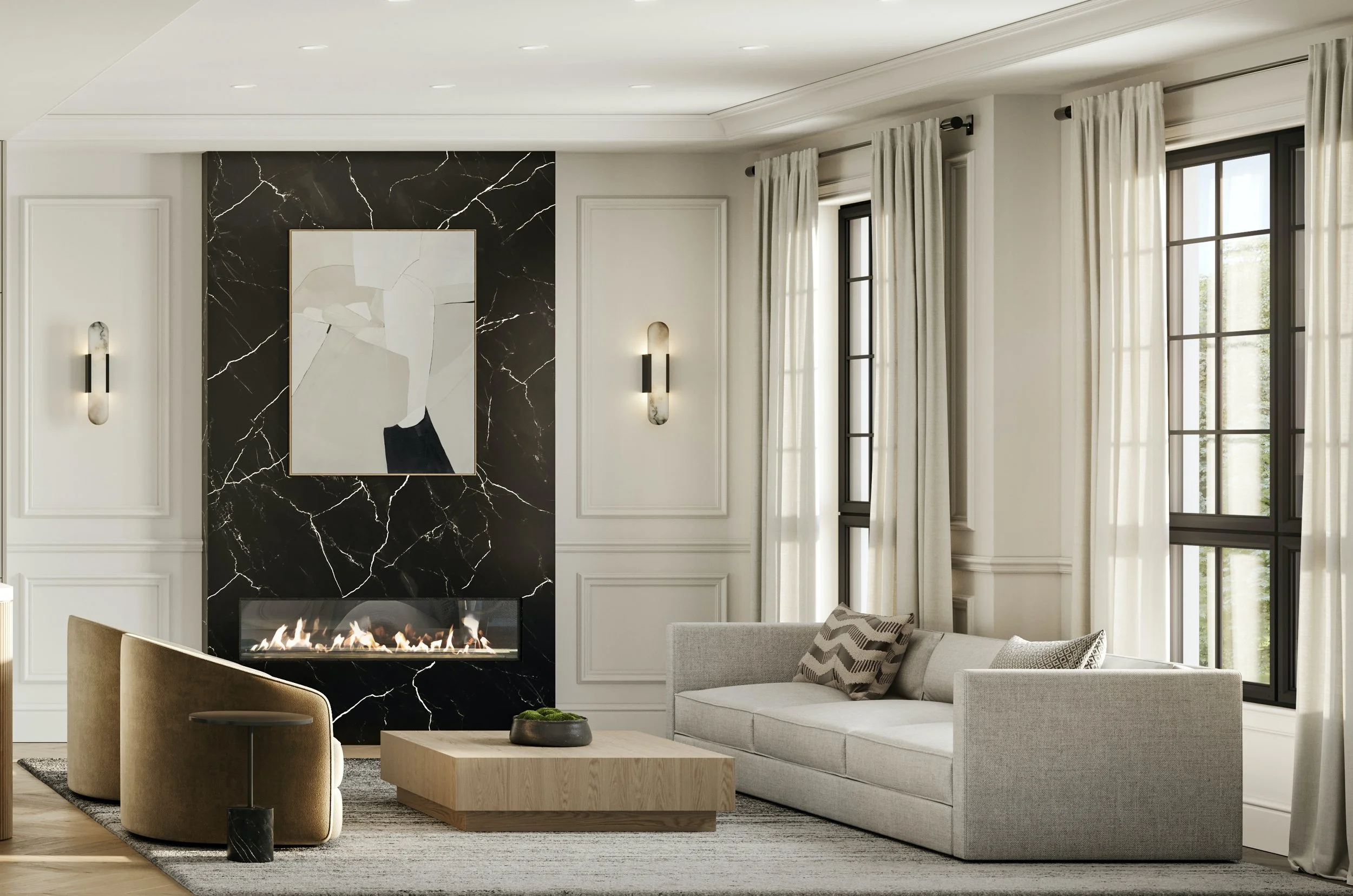 Great Room Render - Model Home 3302