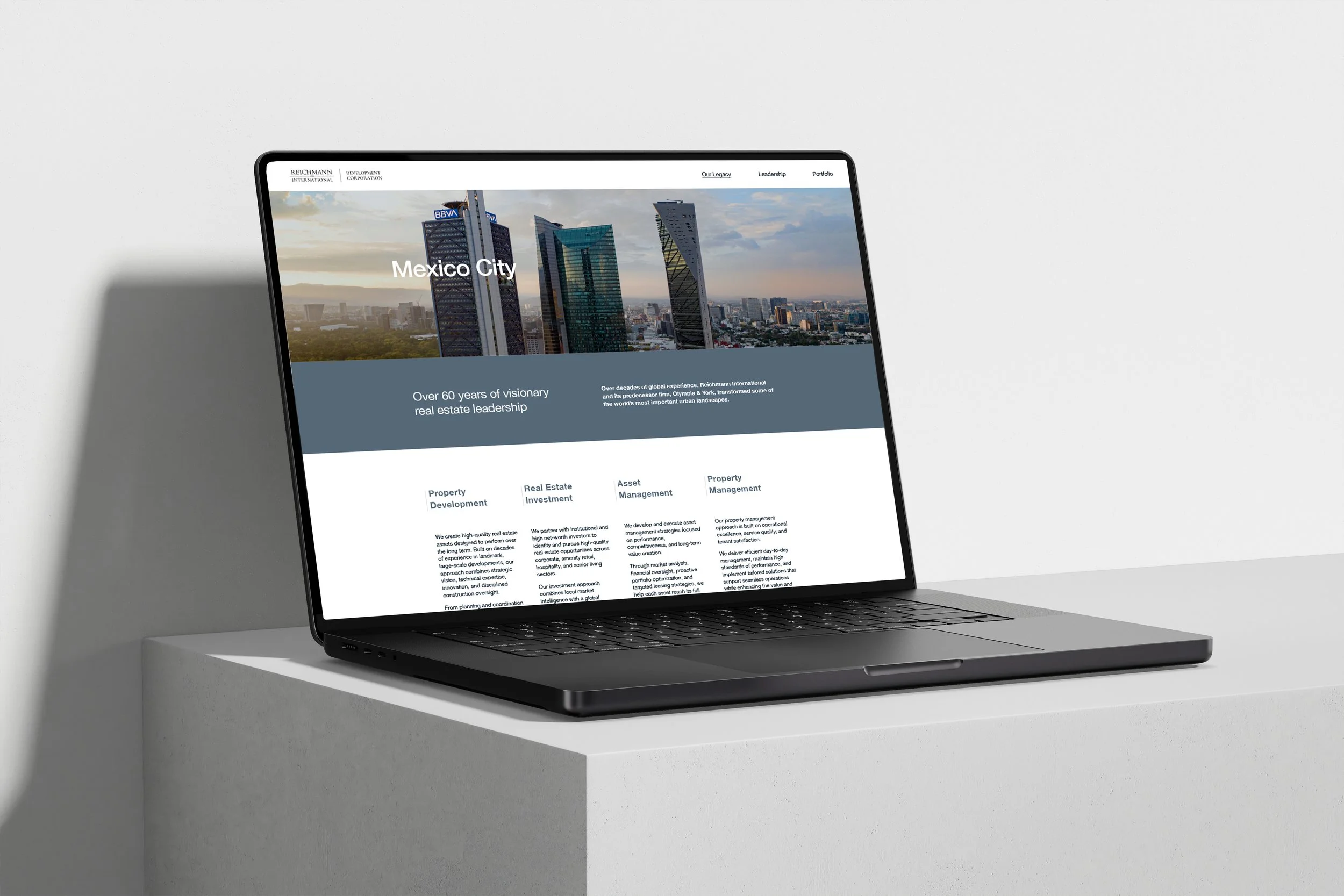 REICHMANN INTERNATIONAL - WEBSITE