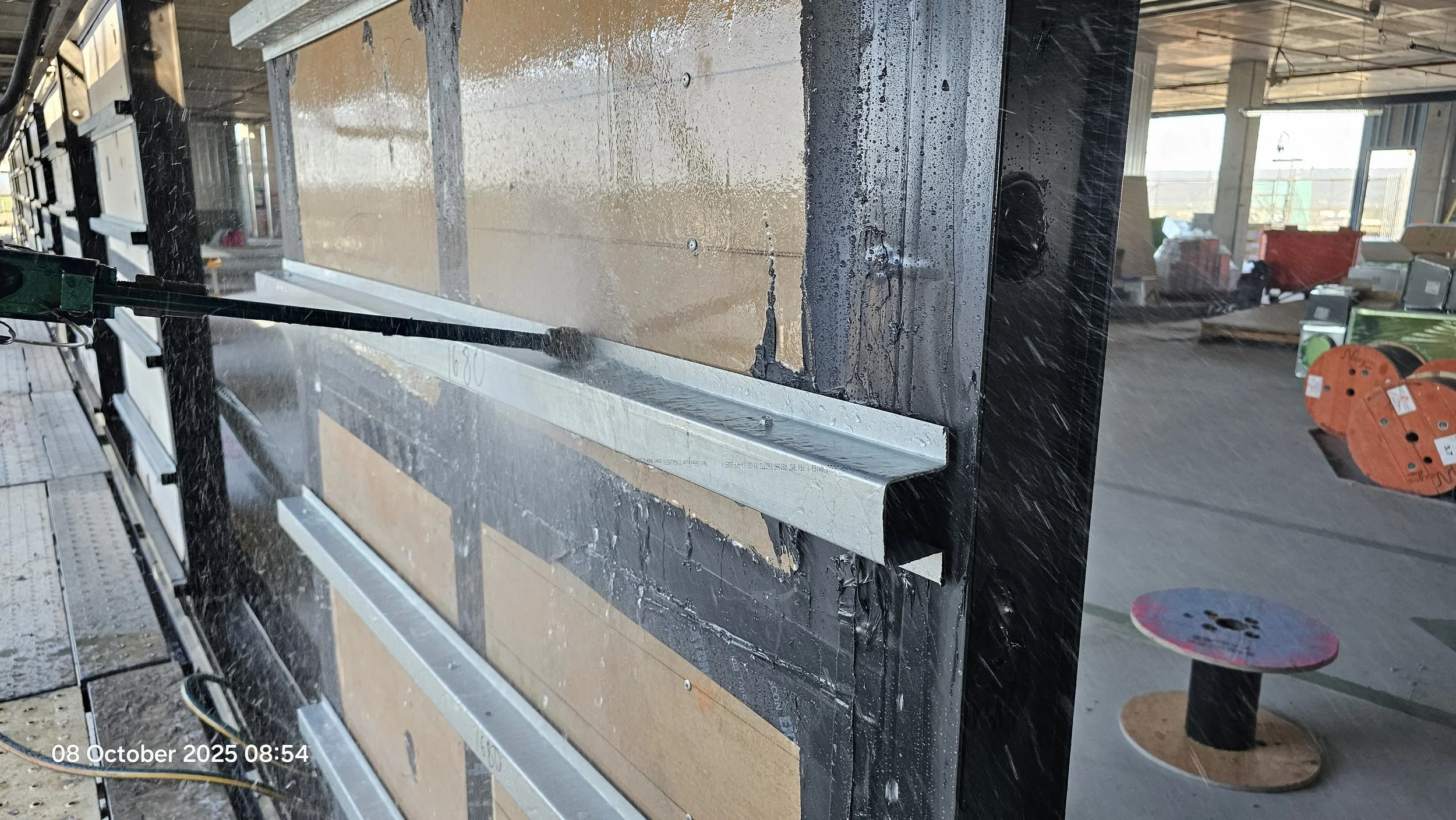 AAMA 501.2 testing for commercial buildings