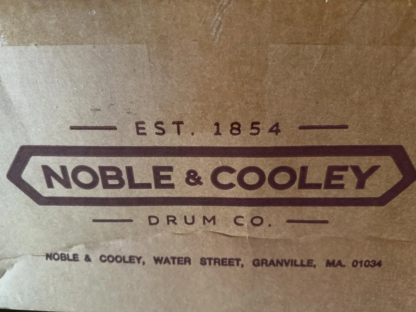It&rsquo;s also &ldquo;new thing&rdquo; day! Just in time for an afternoon session. Thanks @lukegarro 
Can&rsquo;t wait to do the unboxing and take it for drive. 
.
.
.
#drummer #sessiondrummer #snardrum 
@nobleandcooley @chipznuff