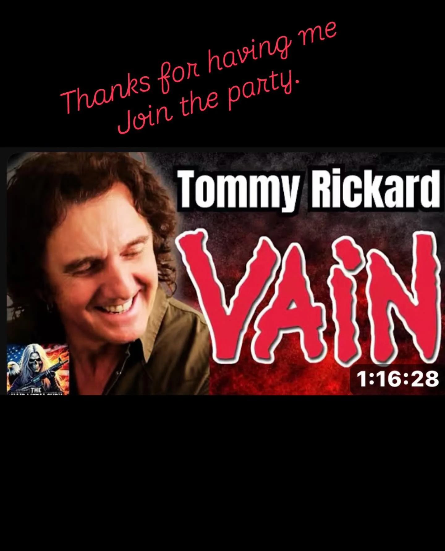 Had a great time chatting with @thehairmetalguru link in bio. 
.
.
.
@vain_est_1986 @soultonecymbals @vicfirth @aquariandrumheads @beierdrums #drummer #touringdrummer #sessiondrummer #59of60