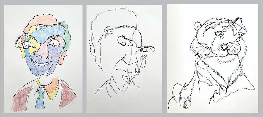 Easy Blind Contour Drawing — Patrick Boaz Art