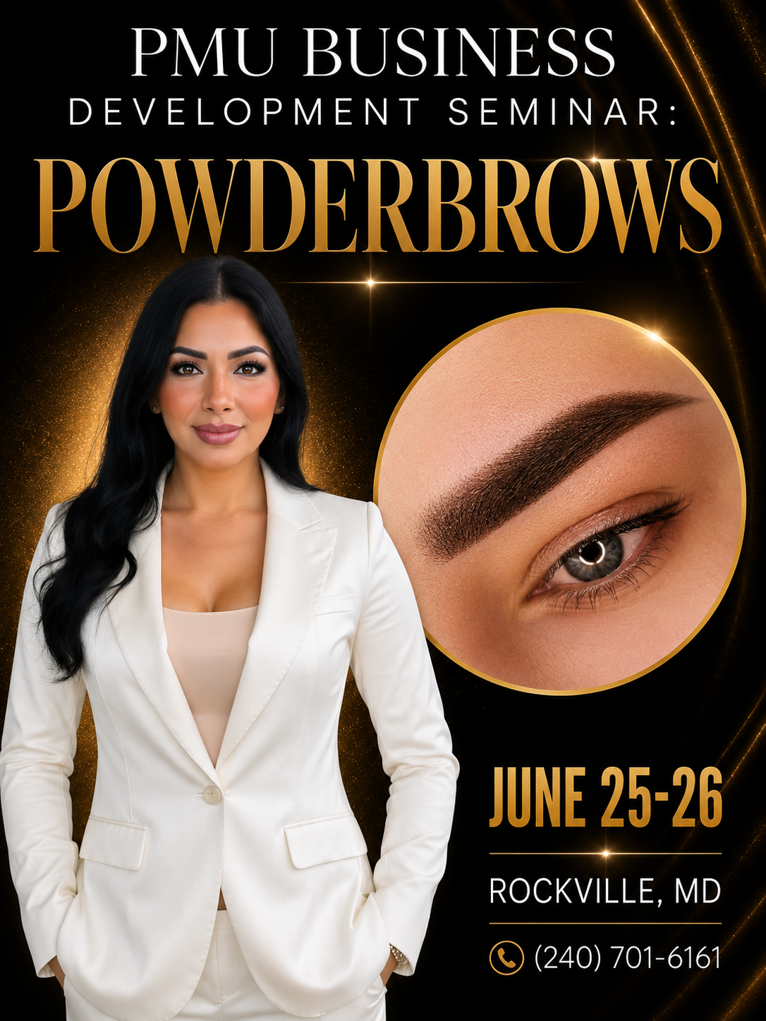 POWDERBROWS TRAINING IN ROCKVILLE, MARYLAND SERVING STUDENTS FROM ALL OVER THE DMV AREA AND BEYOND OBTAIN A PERMANENT MAKEUP CERTIFICATE IN POWDERBROWS AND BECOME A CERTIFIED PMU ARTIST