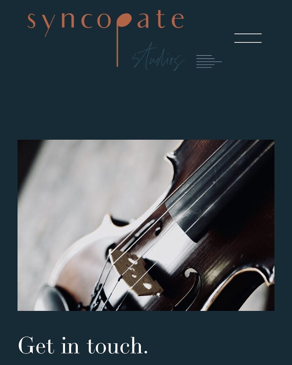 Our website is live! Check it out - link in bio.

.
.
.
.
#syncopatestudios #musictuition #musicmanagement #onlinemusiclessons #onlinemusiceducation