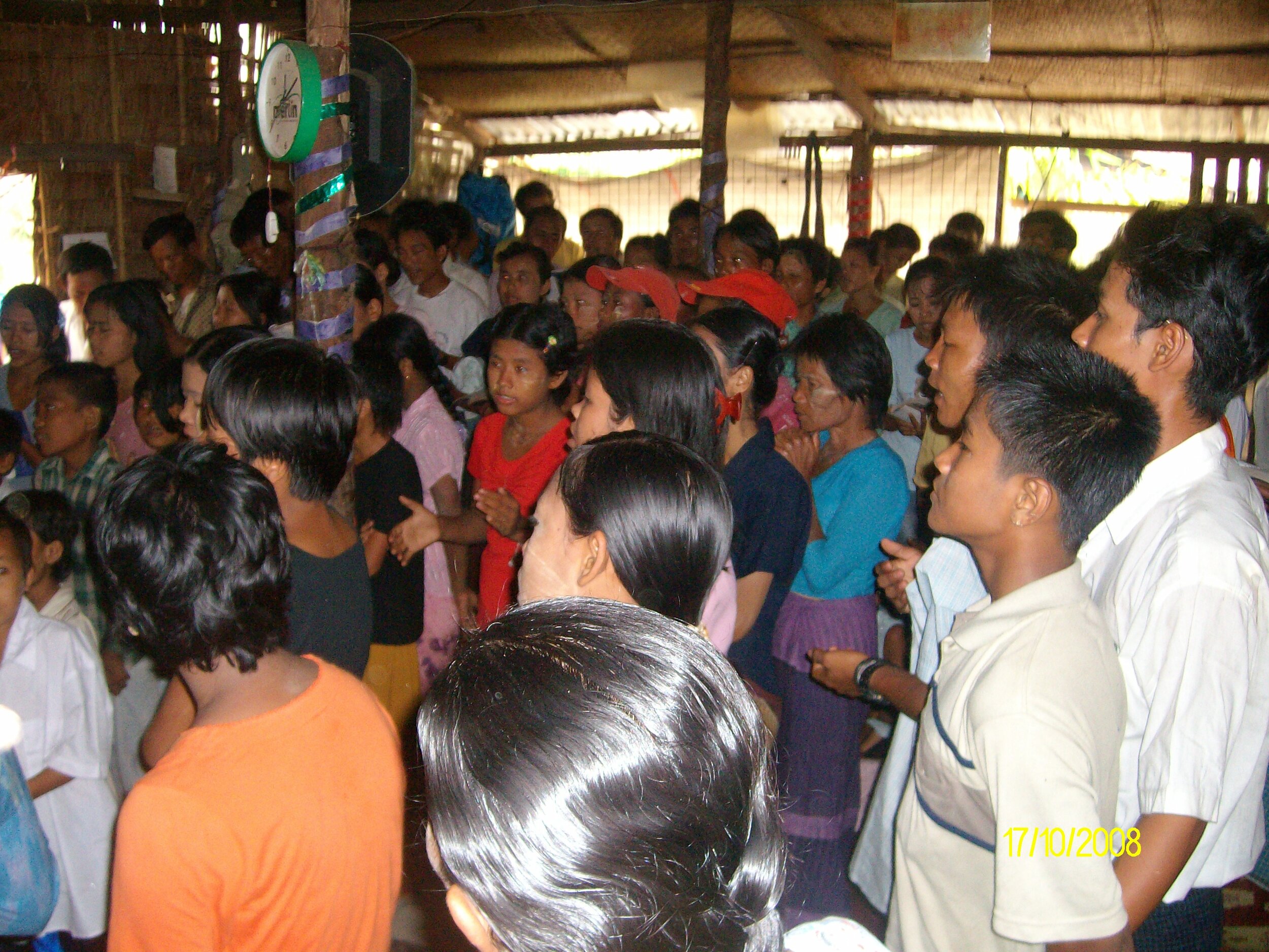 outreach service in a village