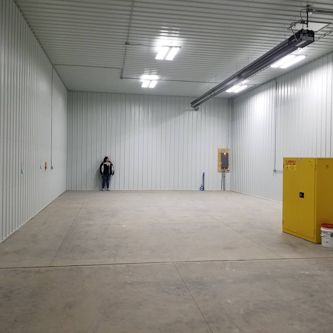 We are working on moving all the equipment to our Tea South Dakota location now for Gr&uuml;n Oak. This is a sneak peek of the shop space before much equipment is put in and any renovations are done. It is a big space, but I am sure it will fill up f