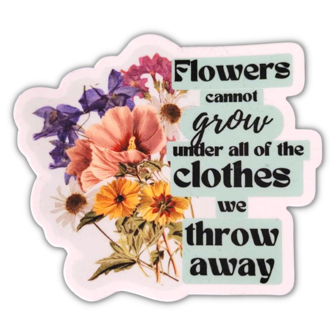 Flower & Clothes Sticker