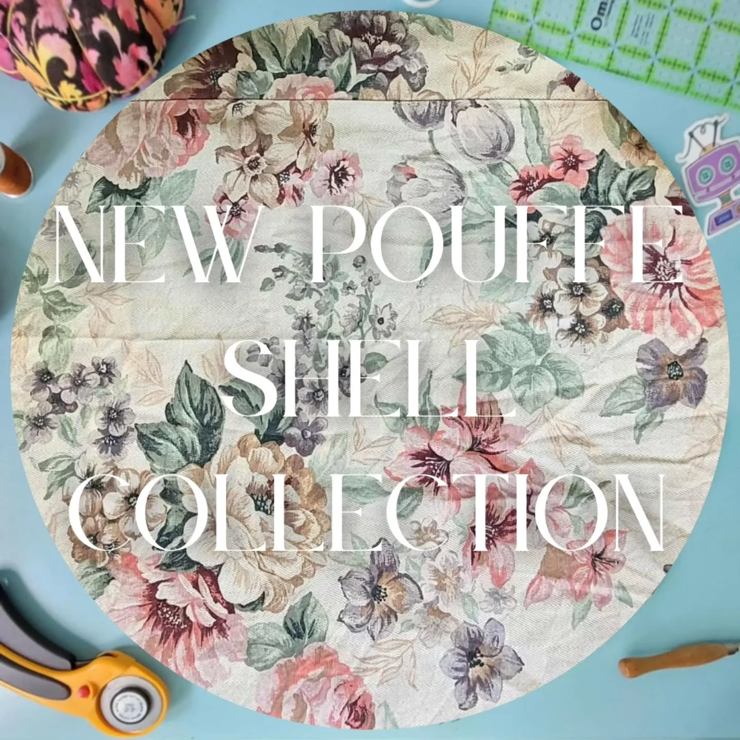DROPPING SEPTEMBER 23 6PM PST. 

After a very long and crucial break, I'm back and dropping more pouffe shells! I have been holding on to these fabrics for a LONG time, and am so excited to finally be releasing them. 

In the past, you have really lo
