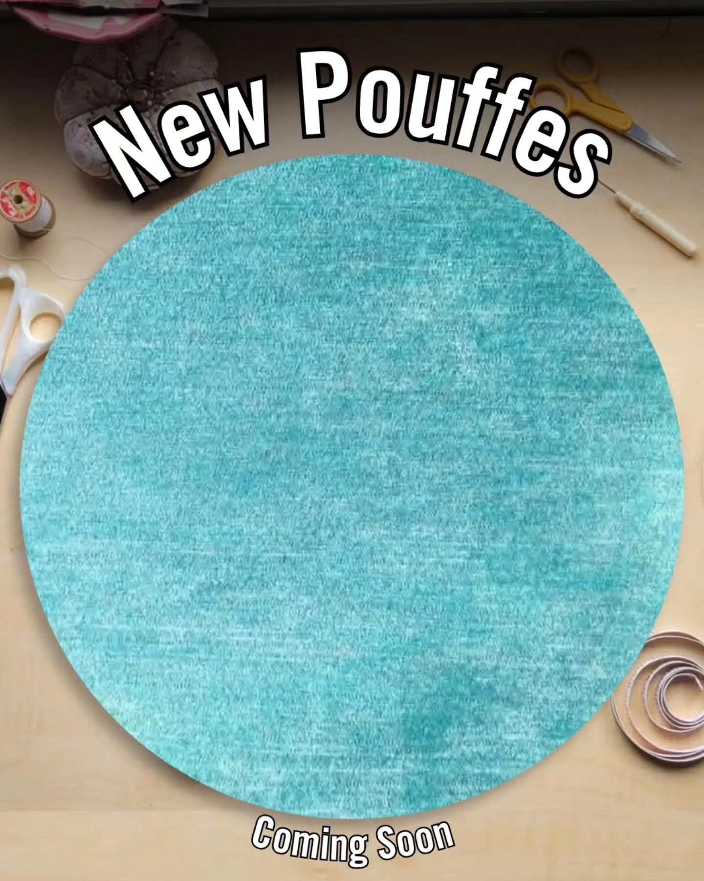 Dropping July 21 on bbotclothing.com.

Made from pre-loved and upcycled fabrics, these pouffe shells are sold empty for YOU to stuff with clothes and textiles that shouldn't be donated.  A double whammy if you ask me. 

With new fabrics comes new col