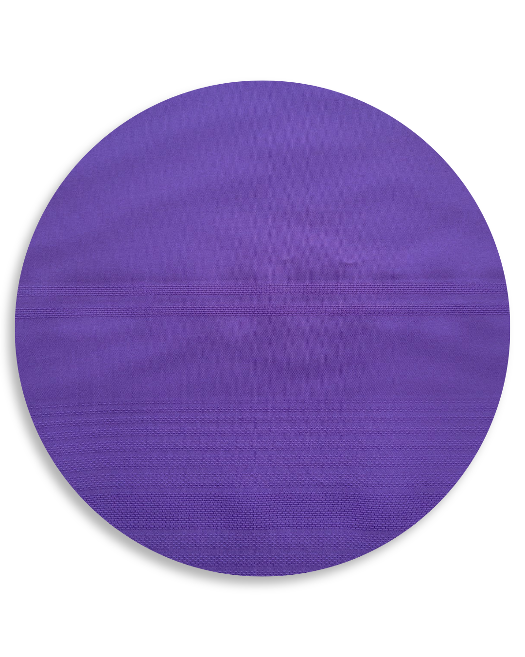 Royal Purple Striped Tablecloth Pouffe Shell