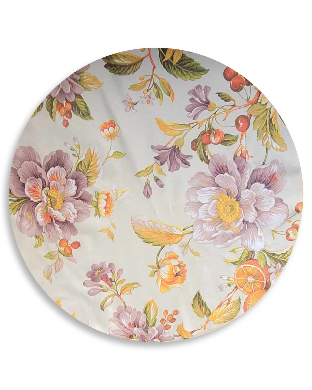 Citrus & Floral Pouffe Shell