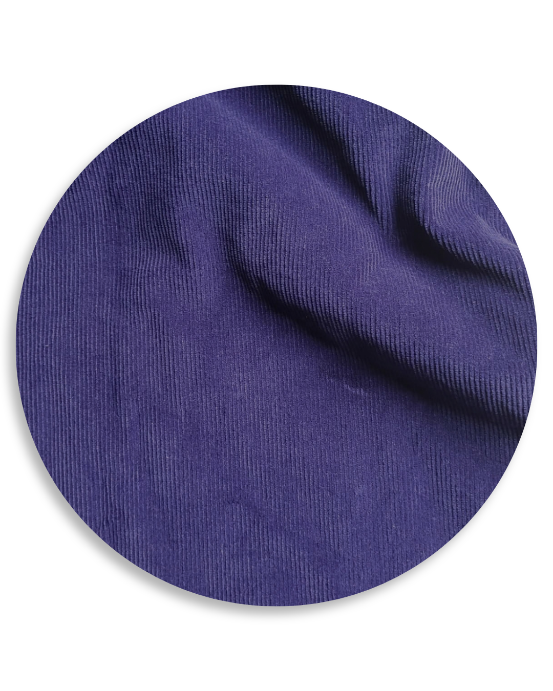 Royal Purple Corduroy Pouffe Shell