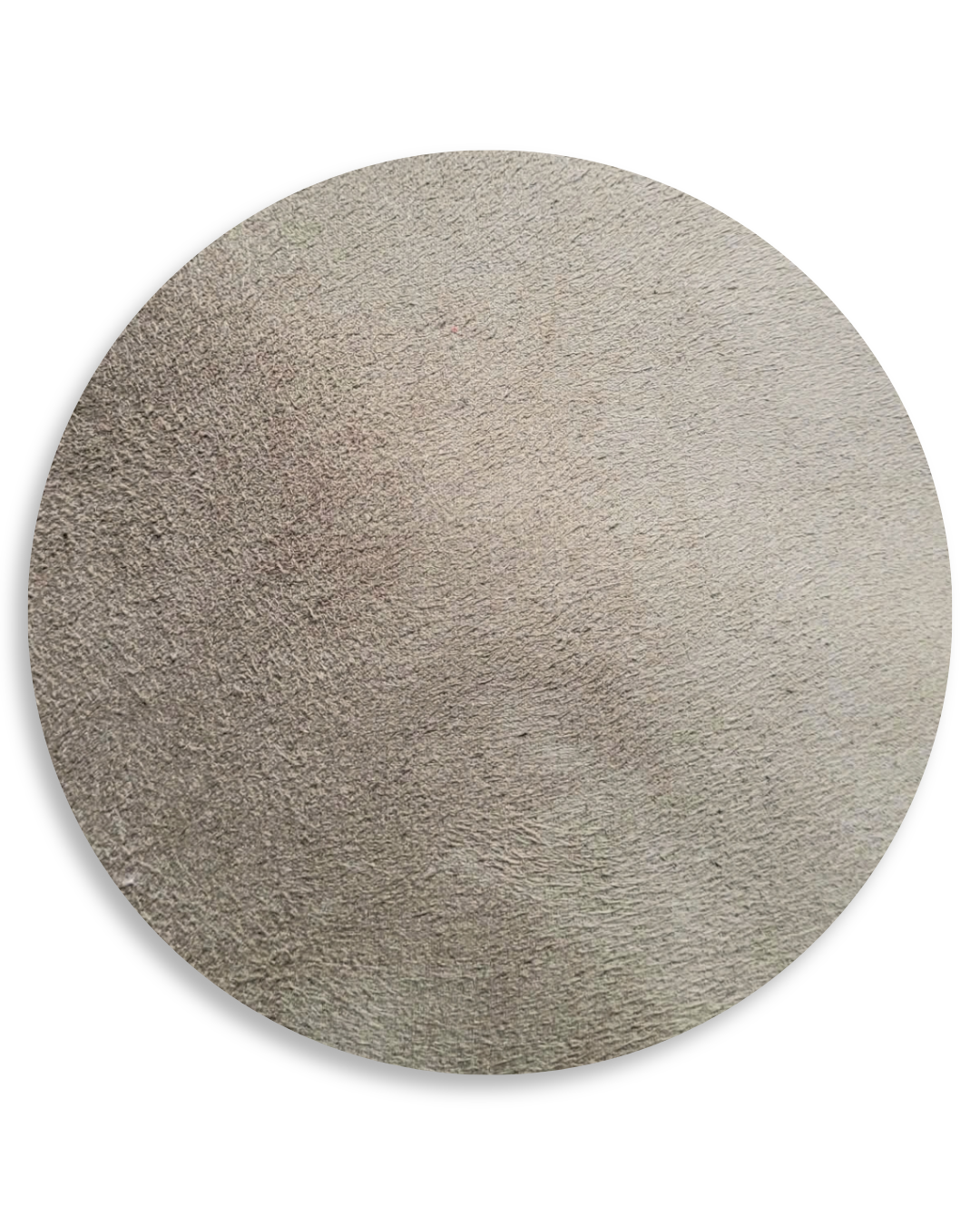 Faux Suede Taupe Pouffe Shell
