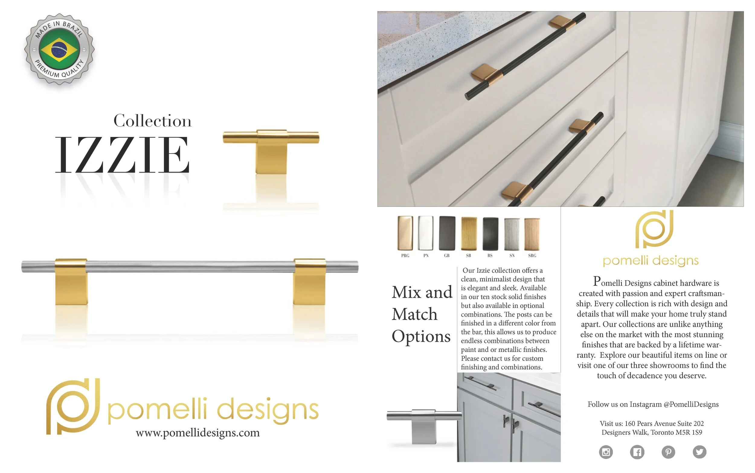 Izzie Collection Magazine Ad Photography, Content and Graphic Design. Please view the provided file for an example of Product advertising featured on pages 4-5 of the Canadian Home Trends Magazine. 