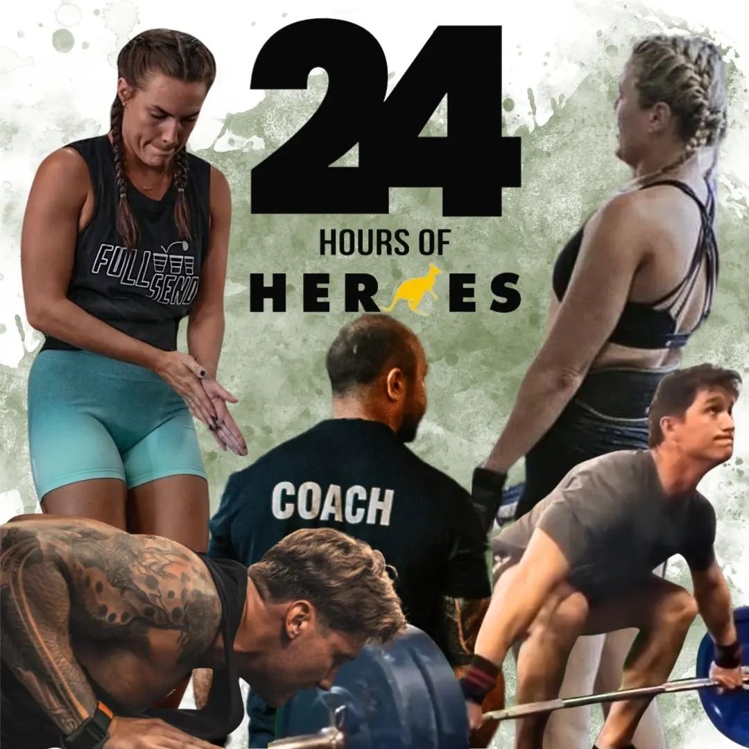 3 SLEEPS 💤 
@24hoursofheroesaus 
@joeconnolly16 
@p_a_r_i_s_w_i_l_s_o_n 
@rusty_91 
Bryce
Gussy
@vinnysilulu 
#TEAMCXT
24 Workouts EHOH with all the fundraining money going to @woundedheroesaustralia_ Let's get it team💚🖤
If you can donate, please 