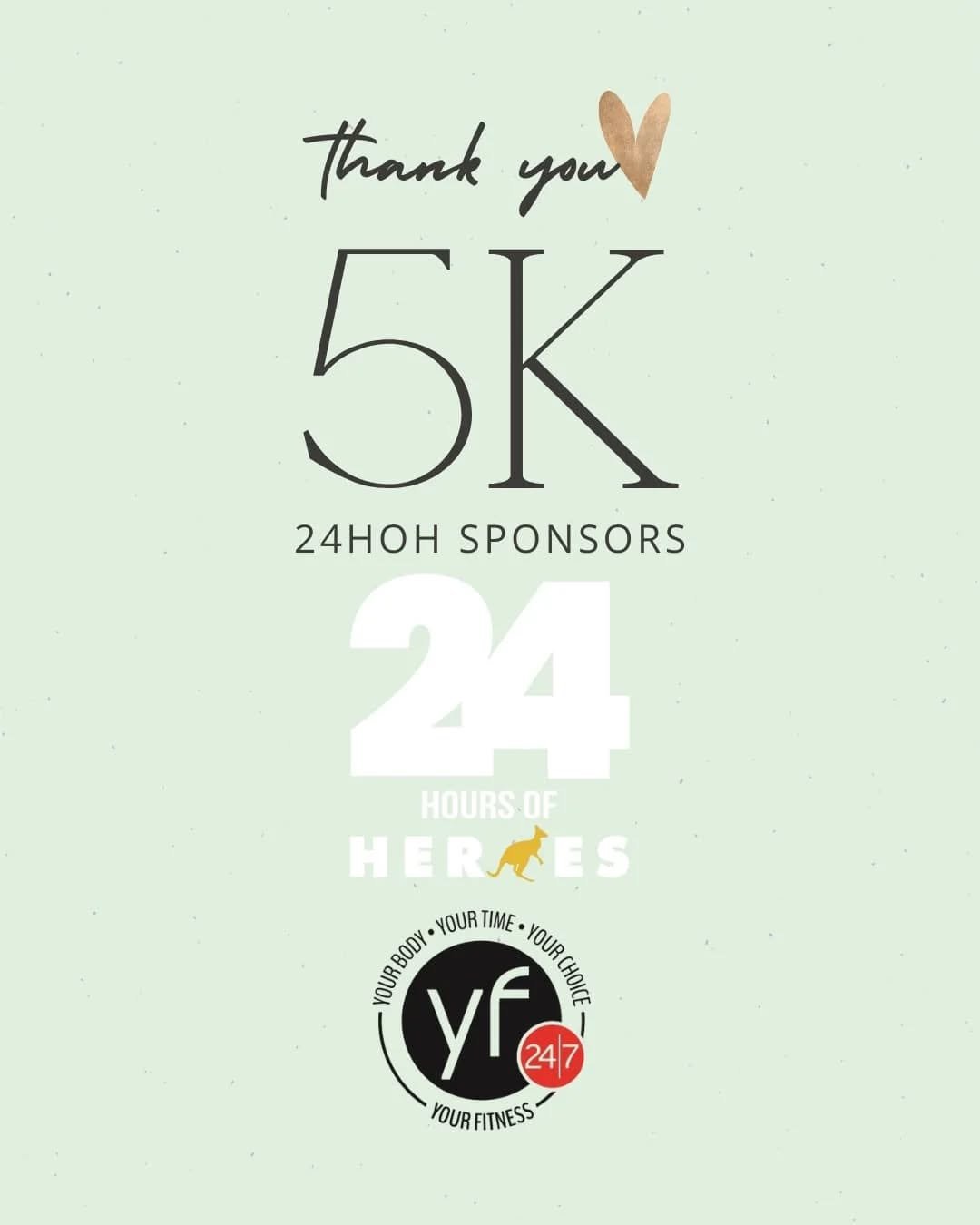 A Huge Thank You to Our Major Sponsors 🙌🏽💚

We want to give a massive shoutout to our amazing sponsors who stepped up and supported us for this year&rsquo;s 24 Hours of Heroes. Your generous contributions not only helped cover the cost of our team