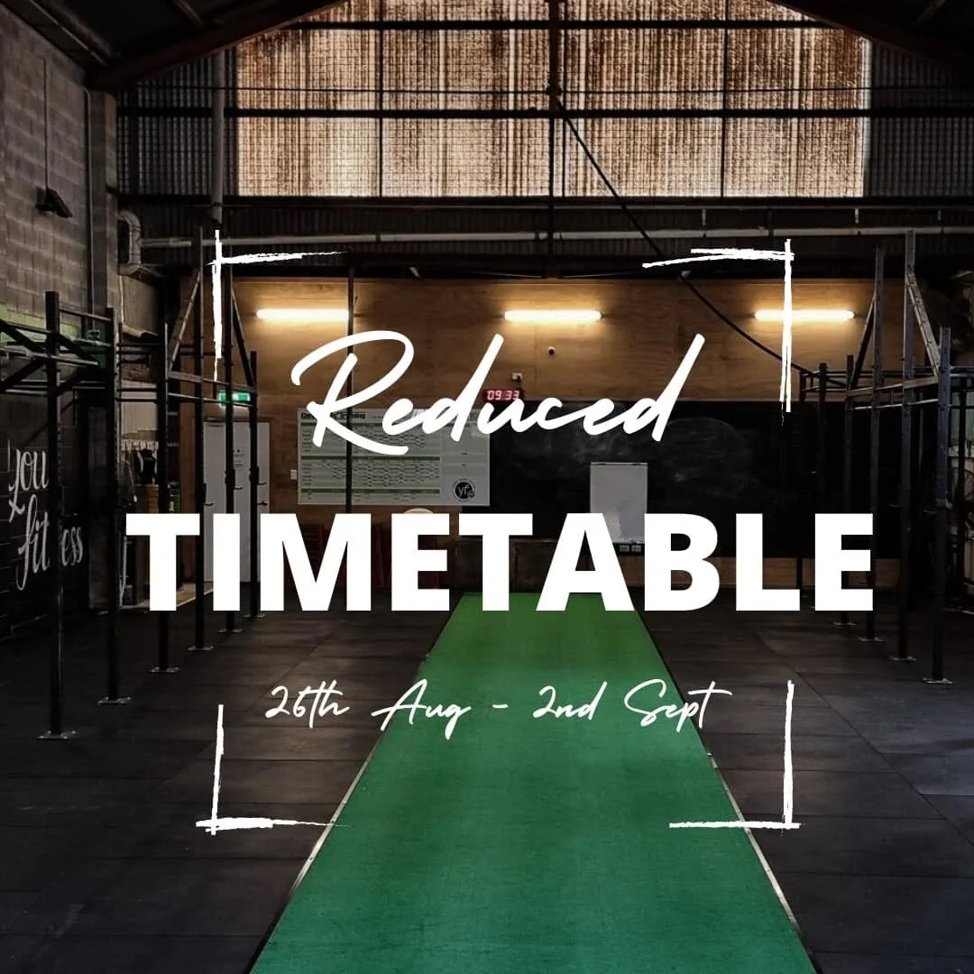 🌱Reduced Timetable

Vinny will be taking a short break from the 26th Aug &ndash; 2nd Sept, so we&rsquo;ll be running a reduced timetable during that week.

Please note: during this time sessions are for members only. I&rsquo;ll be back on Wed 3rd Se