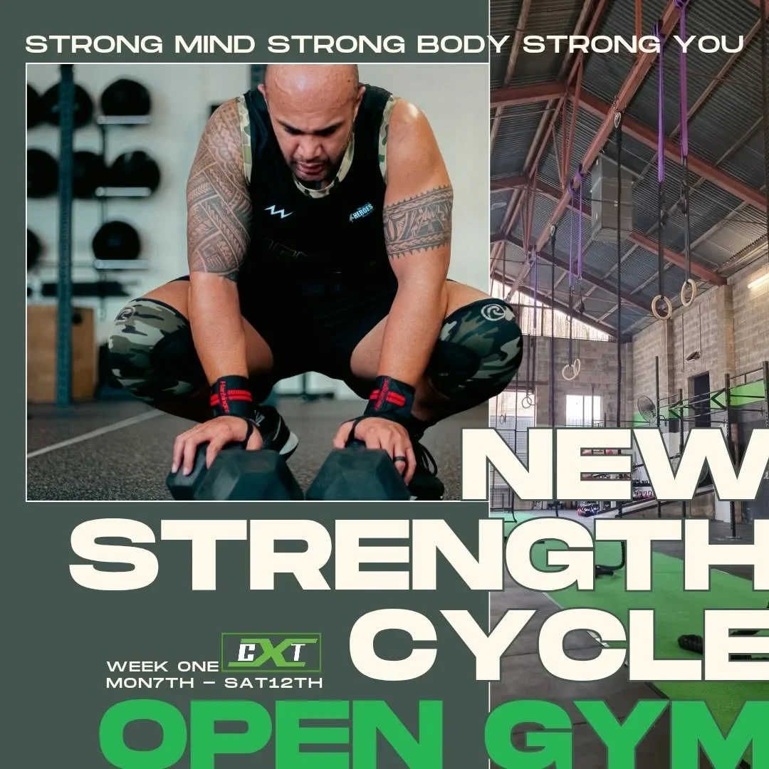 🚨OPEN GYM WEEK IS HERE🔥

Come train with us Monday 7th &ndash; Saturday 12th July and get a taste of what CXT is all about!

🔸️ Unlimited Group Classes
🔸️ Brand New Strength Cycle (Week 1 👊🏽)
🔸️ Discounted YF Membership &amp; Free FOB Key
🔸️ 