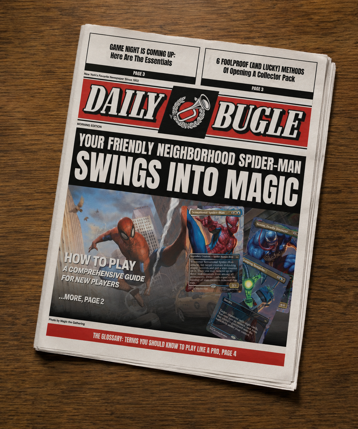 Magic the Gathering x Spiderman for Comic Con