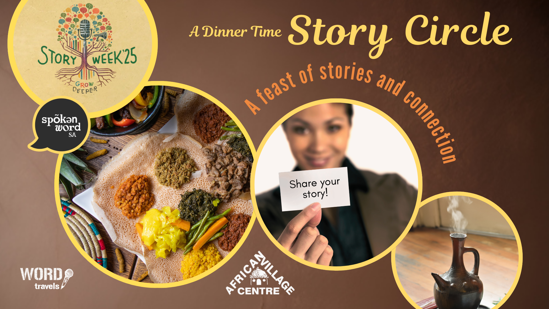 A Dinner Time Story Circle – Story Week 2025 (SA)