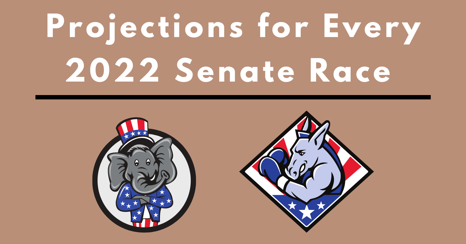 Senate Forecast - Breakdowns of the State of Every Competitive Race in 2022 - including polling, the political landscape, and the incumbent past elections.